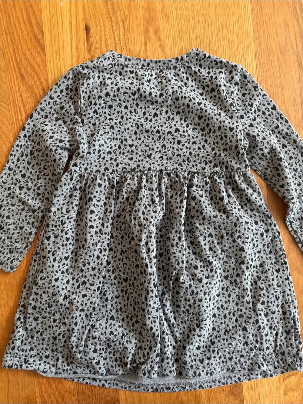2T Old Navy Gray and Black Cheetah Print Dress